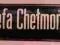ul.Jozefa Chełmońskiego   - blacha emaliowana