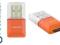 MINI MICRO CZYTNIK KART microSD PENDRIVE ORANGE