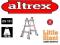 Drabiny drabina aluminiowa przegubowa 4x4 ALTREX