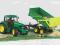 TRAKTOR JOHN DEERE Z PRZYCZEPĄ BRUDER 02058