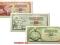 11.Jugosławia, Zest.Banknotów szt.3, St.3/4