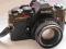 Konica Autoreflex T4 + obiektywy, telekonwerter