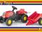 TRAKTOR KID Z PRZYCZEPĄ NA PEDAŁY TRAKTOREK ROLLY