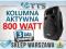 Kolumna aktywna 800W PRO_tytanowa cewka_Wwa,Gw36m