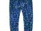 H&amp;M leginsy panterka niebieska 4 / 5  lat
