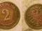 2 PFENNIGI 1876 A CESARSTWO NIEMIECKIE