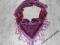 Obrus apaszka szalik fiolet bakłażan sale wyprzeda