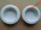 2 przedwojenne pojemniki na atrament z porcelany