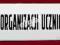 TABLICA emaliowana  POKÓJ ORGANIZACJI UCZNIOWSKICH