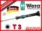 wkrętak śrubokręt precyzyjny TORX WERA T 3