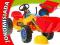 ŁADOWARKA TRAKTOR NA PEDAŁY  PRZYCZEPA KASK RO0081