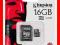 Kingston microSDHC 16GB class4 + adapter