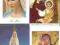 OBRAZKI ŚWIĘTE RELIGIJNE zestaw 4 sztuk