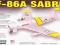 Model plastikowy Lindberg - Samolot F-86 A Sabre J