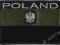 NASZYWKI SPINAKE Naszywka Flaga POLAND z godłem p