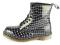 DR MARTENS 1460 ARMOR LAMPER BLACK+SILVER NEW 39