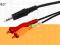 Kabel wtyk Jack - wtyk 2 x RCA , 3 m