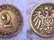 2 PFENNIGI 1913 D CESARSTWO NIEMIECKIE