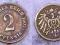 2 PFENNIGI 1907 A CESARSTWO NIEMIECKIE