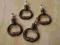 stare uchwyty 4 szt. mosiądz oryginał