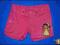 6272-15 ...DORA.. KROTKIE SPODENKI PINK HAFT r.146