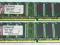 2GB Kingston KVR400X64 (2X1GB)-INTEL/400Mhz rok gw