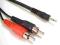 JACK 2.5mm   -  2 wtyki cinch (rca)   - 5m