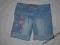 CHEROKEE jeansowe spodenki hafty 140