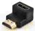 Adapter HDMI wtyk - HDMI gniazdo kątowy 90 stopni