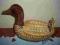 Wiklinowy koszyczek kaczka np.na pieczywo