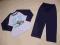 Piżama chłopięca z długim rękawem roz 98-104