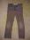spodnie jeansowe r. 104/116 rurki brązowe okazja