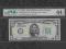 $5 1934-C FEDERAL RESERVE NOTE PMG 64 'WIDE'