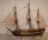LA VENUS FREGATA MODEL 1:70 RĘCZNE WYKONANY DREWNO