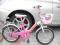 Rower + hulajnoga zestaw dla dziewczynki