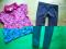 NEXT getry LEGGINSY koronka Bluzka POLO 104 BDB+