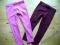 NEXT getry 2pak LEGGINSY burgund + różowe 104 BDB+