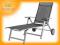 Leżak Leżanka Składana MONZA aluminiowa CZARNA