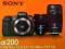 Sony Alpha DSLR-A200 bogaty zestaw -  2 obiektywy