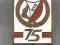 Widzew Łódź 75 lat prostokątna