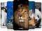 HTC ONE M7 head case Wildlife etui obudowa futera