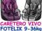 FOTELIK SAMOCHODOWY CARETERO VIVO 9-36kg SKLEP Wwa