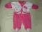 Pajacyk z misiem + bolerko r.68 NOWY