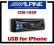 RADIO ALPINE CDE-182R 6xRCA MP3 AUX USB for iPhone