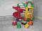 DUŻY GARAŻ FISHER PRICE LITTLE PEOPLE AUTA 5 SZTUK