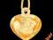 BÓG W SERCU złoty medalik pr585 GRATISY