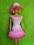 Różowa sukienka z włóczki dla Barbie