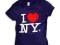 szafa-malucha KOSZULKA I LOVE NEW YORK 158 ^