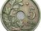 BELGIA 5 CENTIMES 1932 ROK