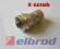 [ELBROD]Wtyk złacze typu F 6.8mm efka (5szt) /643